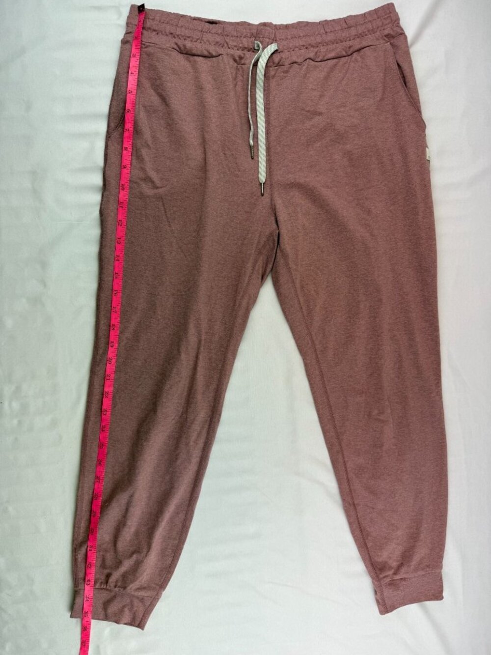 Vuori Performance Joggers Women’s Medium Pink DreamKnit Pants Drawstring VW303 - Picture 6 of 7